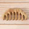 BAWHO Massage Comb Sandalwood Hair Loss Eye Shoulder and Neck Beauty Lifting Wide-Toothed Wooden Comb 1Pcs (Color : Wooden Comb A) view 3