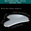 BAWHO Stainless Steel Gua Sha Massager Tools for Face Neck Eye,Metal Gua Sha Face Scraper Tool, V-face Scraping Lift 1Pcs view 2