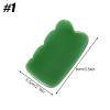 BAWHO Jade Rib Stick Face Scraping Eye Face Whole Body Rib Stick Beauty Jade Dark Green Crystal Plate for FaceBody Scraping Beauty 1Pcs (Color : 1) view 2