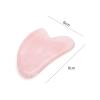 BAWHO Guasha Stone Jade Board Stone Scraper for Face Neck Back Body 1Pcs (Color : Clear Quartz) view 2