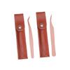 NOLITOY 4pcs Precision Lash Tweezers Set Stainless Steel Eyebrow Tweezers for Hair Makeup Tools Clips view 1