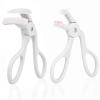 2 Style Eyelash Curler - Lash Curler with 2 Extra Silicone Replacement Pads, Achieve Perfect Curls in 5 Seconds - Quick Natural Curling for Long Lasting (Grey) view 1