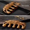 BAWHO Massage Comb Hair Loss Head Meridian Sandalwood Portable Wide Tooth Comb 1Pcs view 3