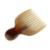 BAWHO Wide Tooth Natural Yak Horn Massage Comb Static Hair Loss Horn Comb 1Pcs view 2
