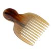 BAWHO Wide Tooth Natural Yak Horn Massage Comb Static Hair Loss Horn Comb 1Pcs view 4