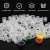 Yuelong Ink Caps Kit, 1040pcs Tattoo Caps Practice Kit Includes 10000 Plastic Pigment Caps Cups with 40pcs Mixed RL Kit for Permanent Makeup Tattoo Accessory Supplies view 2