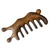 BAWHO Multifunctional Massage Comb Care Sandalwood Large Wide Tooth Dredging Meridian Wood Comb 1Pcs view 3