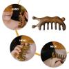 BAWHO Multifunctional Massage Comb Care Sandalwood Large Wide Tooth Dredging Meridian Wood Comb 1Pcs view 4
