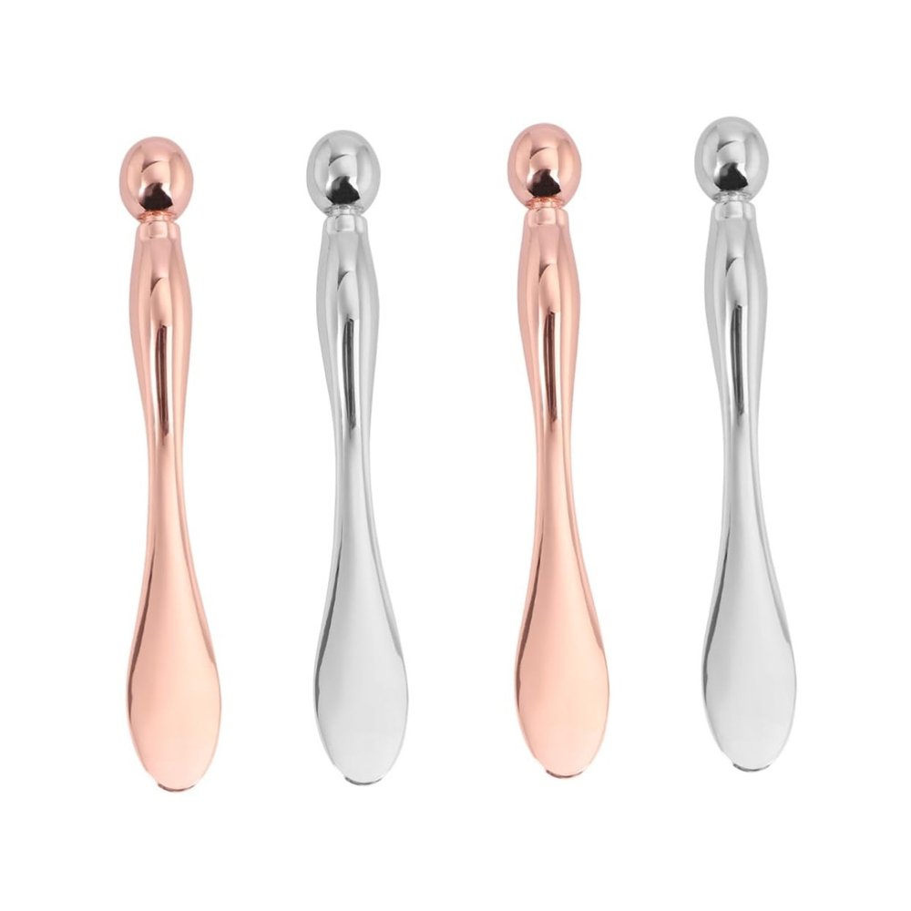 FRCOLOR 4pcs Eye Cream Stick Zinc Alloy Face Beauty Tool for under Eye Puffiness Dark Circles Relief and Reduction Colors