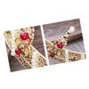 SkiNfd 1pc Lady Women Queen Party Head Alloy Costume Accessory Headwear Inlaid Tiara Birthday Bridal Imitation Accessories Round Crown Banquet Hair Pearl Wedding Baroque Hoop Jewelry view 2