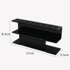 BBAUER 1PC Black Acrylic Tweezers Stand Holder 8 Holes Tweezers Display Storage Tweezers Shelf Holder for Eyelash Extensions Supplies Accessories Tools (Color : White) view 4