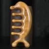 MOBYAT Massage Meridian Hair Comb Natural Green Sandalwood Body Massage Thickened Wide Tooth Comb 1Pcs view 2