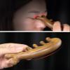 MOBYAT Massage Meridian Hair Comb Natural Green Sandalwood Body Massage Thickened Wide Tooth Comb 1Pcs view 3