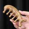 MOBYAT Massage Meridian Hair Comb Natural Green Sandalwood Body Massage Thickened Wide Tooth Comb 1Pcs view 4