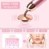 BAWHO 3 in 1 Powder Crystal Jade Stick Massage Stick Face Shaping Massage Eye Cream Stick 3D Roller Home Beauty Salon Stick 1Pcs (Color : Gold) view 4