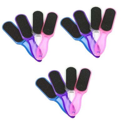 NOLITOY 12pcs Double-Sided Foot Rasp Tool for Feet Care File for Smooth Skin Pedicure for Dry Cracked Heels