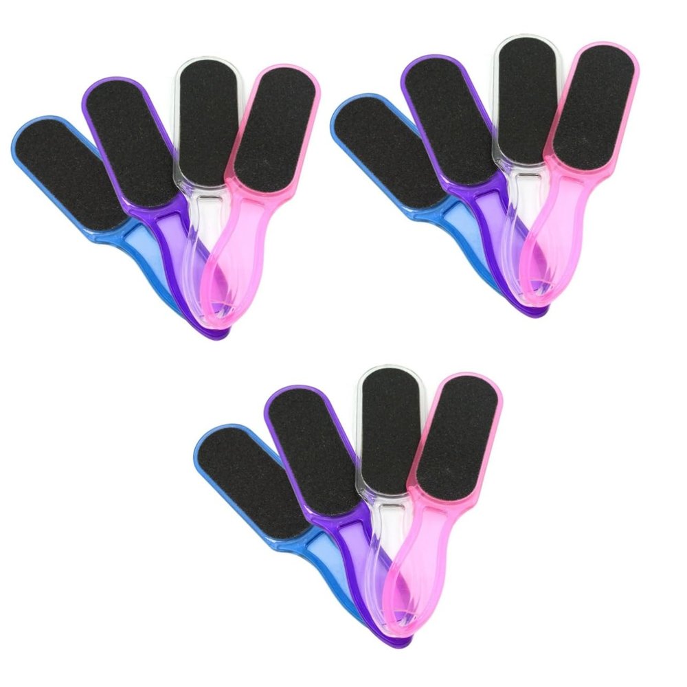 NOLITOY 12pcs Double-Sided Foot Rasp Tool for Feet Care File for Smooth Skin Pedicure for Dry Cracked Heels