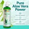 ATAMAZE 500 ml Pure Aloe Vera Gel for Hair and Skin, Hydrating & Non-Sticky, Soothes Scalp and Skin, No Strong Scent, Lightweight & Fast-Absorbing Pure Aloe Vera Gel for Body, glass bottle. view 2