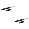 Housoutil 2pcs Trimmer Eyebrow Epilator for Women Face Eyebrow Trimmer for Women Electric Eyebrow Razor for Women Eyebrow Razor Trimmer for Women Eyebrow Shaver Eyebrow Razor Electric Black view 1