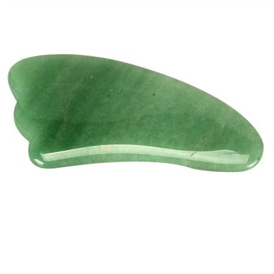 BAWHO Green Set Tools Face Lift Massage Crystal Energy Stone Traditional Scraper Set for Body Massager 1Pcs (Color : 8x5cm)