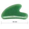 BAWHO Green Aventurine Jade Guasha Set Tools Face Lift Massage Crystal Energy Stone Traditional Scraper Set for Body Massager 1Pcs (Color : 7pcs in one Set) view 3