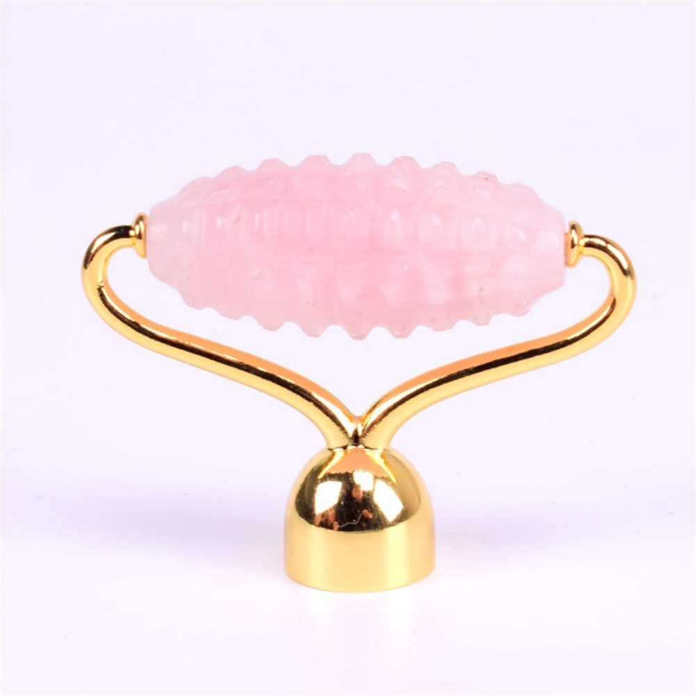 BAWHO Face Jade Massage Roller Black Obsidian Scraper Gemstone Massager Tools Slimming Face Wrinkle Removal 1Pcs (Color : 1)