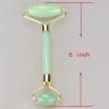 BAWHO Double Head Jade Rollers for Face Green Jade Massage Roller Cellulite Wrinkle 1Pcs view 3