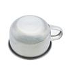 BBAUER 1PC Shaving Soap Bowl Stainless Steel Durable Shave Soap Cup with Handle Shaver Foam Tool Accessories Best for Man view 4
