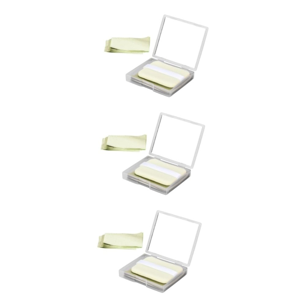 Mipcase 3sets Oil Absorbing Sheets for Face Oil Blotting Papers Blotting Sheets for Oily Skin Cleaning Tissue