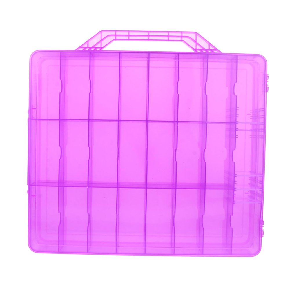 MERRYHAPY Nail Polish Finishing Box Large Capacity Manicure Kit Detachable Compartment Easy Open
