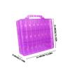 MERRYHAPY Nail Polish Finishing Box Large Capacity Manicure Kit Detachable Compartment Easy Open view 3