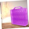 MERRYHAPY Nail Polish Finishing Box Large Capacity Manicure Kit Detachable Compartment Easy Open view 4