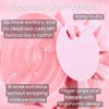 LiquiLinks Body Buffer - Bathing & Washing Silicone Loofah - Spa Accessory - Essential Skincare Tool for Teen Girls Blush Pink view 3