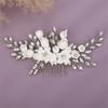 Bridal Hair Comb Rhinestones Wedding Handmade Headpiece Headdress Jewelry Accessories Purple view 2