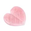 BAWHO Heart Shape Quartz Guasha Stone Natural Cool Scraper Tools for Face Neck Back Body Pressure 1Pcs view 1