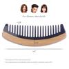 BAWHO Horn and Green Sandalwood Comb Stitching Massage Head Household Static Comb 1Pcs view 2