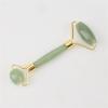 MOBYAT Face Jade Roller Green Massager Crystal Wrinkle Cellulite Pure Copper Stand for Face 1Pcs view 1