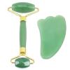 BAWHO Massage Jade Roller Slim Face from Green Cellulite Wrinkle Crystal 1Pcs (Color : No box-02) view 2