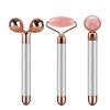 BAWHO 3 in 1 Powder Crystal Jade Stick Massage Stick Face Shaping Massage Eye Cream Stick 3D Roller Home Beauty Salon Stick 1Pcs (Color : Black) view 1