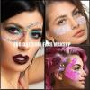 Body Glitter Face Glitter Gel with Self Adhesive Face Heart Star Stickers view 3