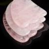BAWHO Face Massager Gua Sha Rose Quartz Jade Guasha Stone for Chin Neck Face Lifting Wrinkle Remover Skin Detox Beauty Care 1Pcs (Color : U) view 4