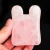 BAWHO Face Massager Gua Sha Rose Quartz Jade Guasha Stone for Chin Neck Face Lifting Wrinkle Remover Skin Detox Beauty Care 1Pcs (Color : Heart) view 3