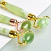 BAWHO Face Roller Natural Jade Stone Lifting Massage Tool Slimming Remove Wrinkles Cellulite Skin Detox Relaxation Beauty Care 1Pcs (Color : Rose Gold) view 4