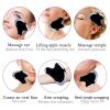 MOBYAT Terahertz Gua Sha Massage Tool Natural Guasha Stone Face Massager Gouache Scraper for Neck Body Scraping Spa Beauty Care 1Pcs (Color : 1) view 2