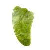 BAWHO Jade Stone Gua Sha Scraper Massage Board Face Massager Natural Gouache Healing Stone for Skin Lifting Detox Beauty Care 1Pcs (Color : Double Open) view 1