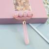 BAWHO 4 Beads Rose Quartz Ball Massage Stick Face Massager Lifting Slimming Remove Wrinkles Skin Detox Beauty Relax Tool 1Pcs (Color : 1pcs mini only) view 4