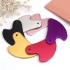 BAWHO Gouache Massage Gua Sha Tool Face Lift Anti-Aging Skin Tightening Cooling Metal Contour Reduce Puffiness 1Pcs (Color : Red) view 2