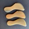 BAWHO Face Eye Lifting Spa Massage Tool Natural Horn Sawtooth Gua Sha Board Scraping Plate Wrinkle Remover Acupuncture Therapy Scraper 1Pcs view 1