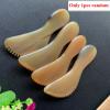 BAWHO Face Eye Lifting Spa Massage Tool Natural Horn Sawtooth Gua Sha Board Scraping Plate Wrinkle Remover Acupuncture Therapy Scraper 1Pcs view 2
