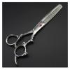Hair Cutting Shears 6 inch Barber Scissors, Set Barber Scissors, Thinning Barber Scissors, Barber Scissors, Hairdressing Scissors for Men Women/Salon/Home/Stylist Purple thinning) view 1